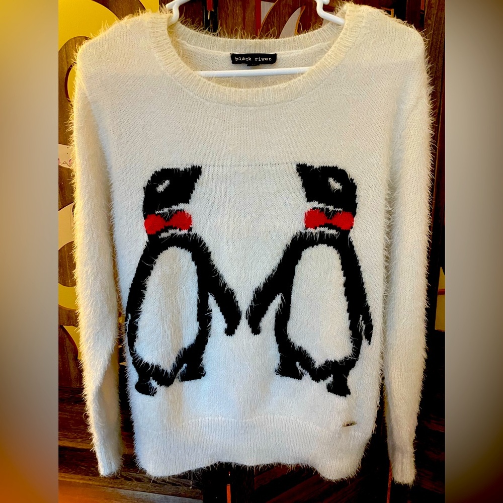 Black River Super Soft and Cozy Penguin Sweater